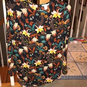 Dress shirt size 4 multi color
